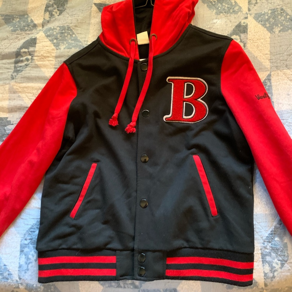 B button jacket